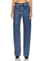 Alexander Wang Mid Rise EZ Relaxed Straight