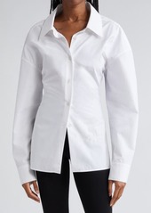 Alexander Wang Mixed Media Button-Up Shirt