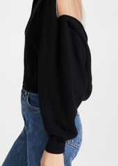 Alexander Wang Over The Shoulder Drape Pullover Sweater