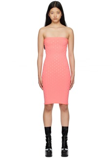 Alexander Wang Pink Hotfix Midi Dress