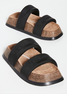 Alexander Wang Ronan Slide Sandal Black Ballistic