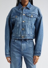 Alexander Wang Rounded Silhouette Denim Trucker Jacket