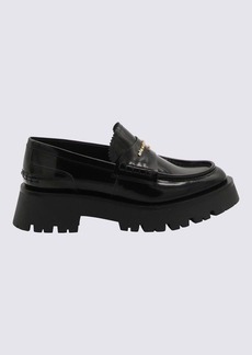 ALEXANDER WANG BLACK LEATHER CARTER LOAFERS
