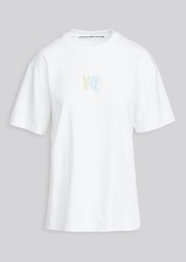 Alexander Wang Short Sleeve Tee With Ombre Puff Print