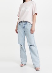 Alexander Wang Short Sleeve Tee with Soap Suds
