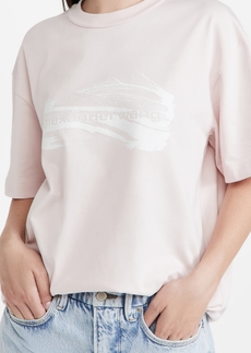 Alexander Wang Short Sleeve Tee with Soap Suds