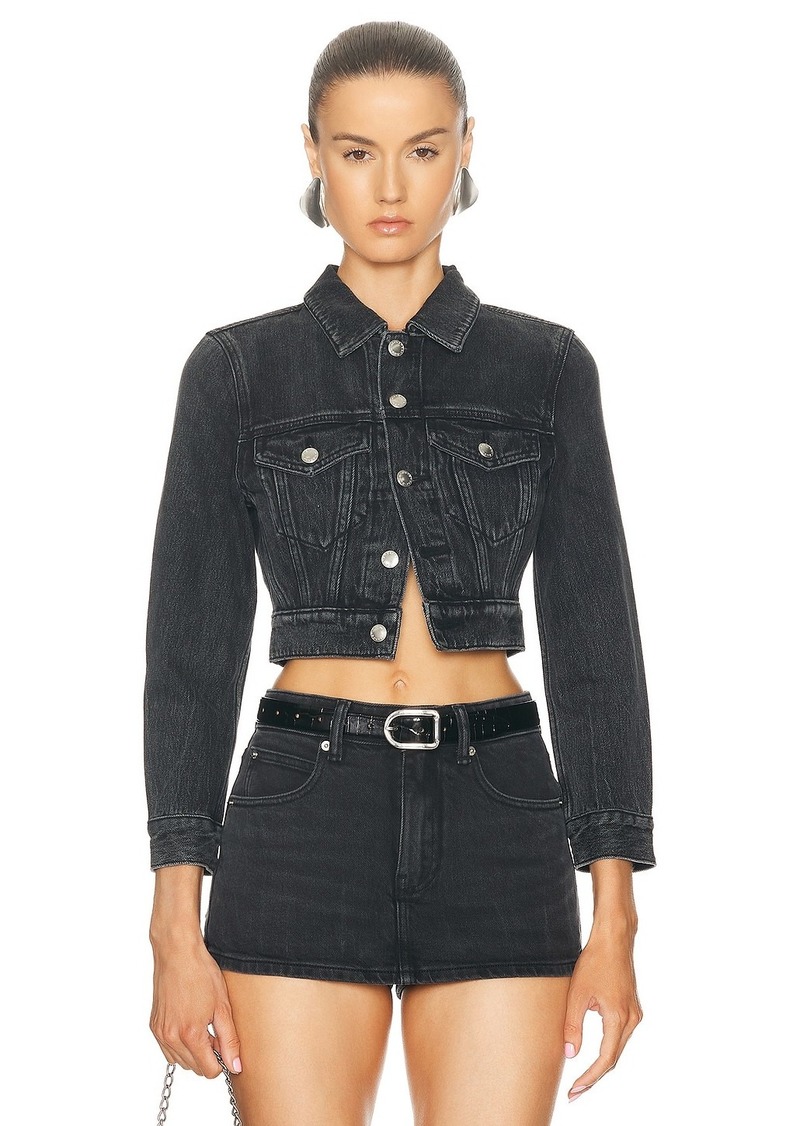 Alexander Wang Shrunken Trucker Jacket