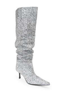 Alexander Wang Viola Slouch Over the Knee Boot in Silver at Nordstrom