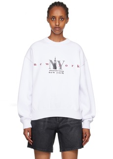 Alexander Wang White Empire State Sweater