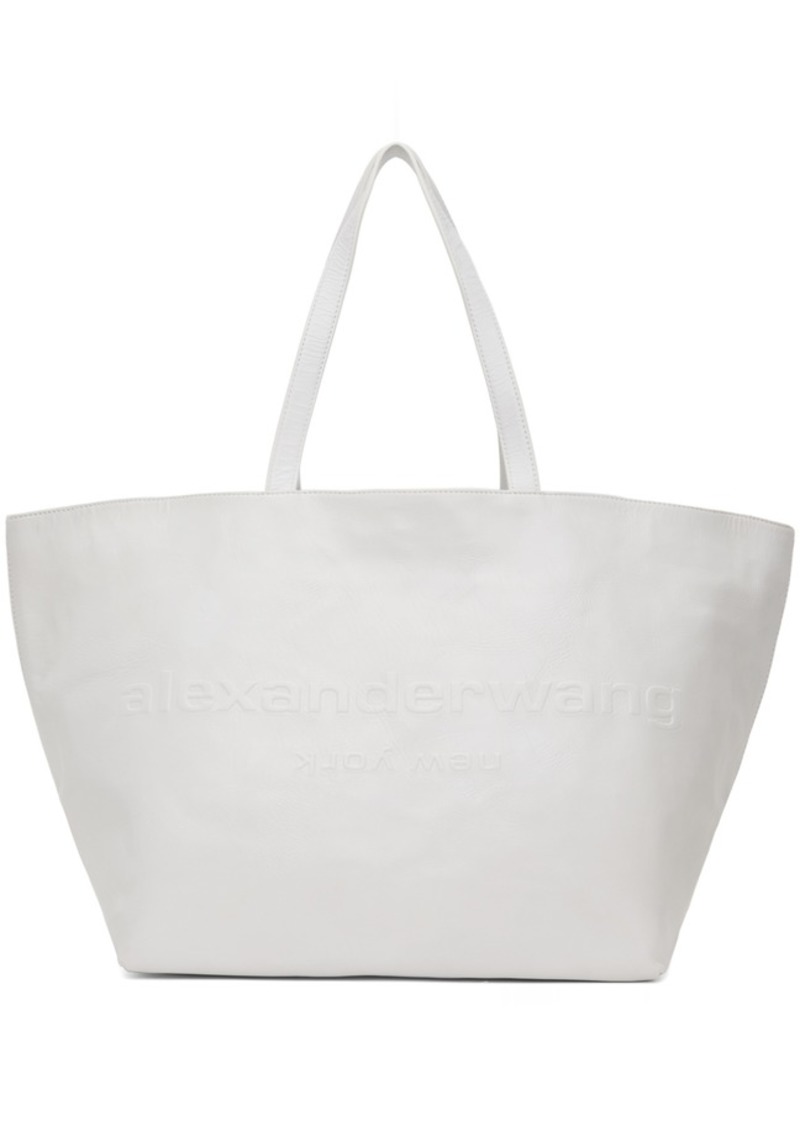 Alexander Wang White Punch Tote