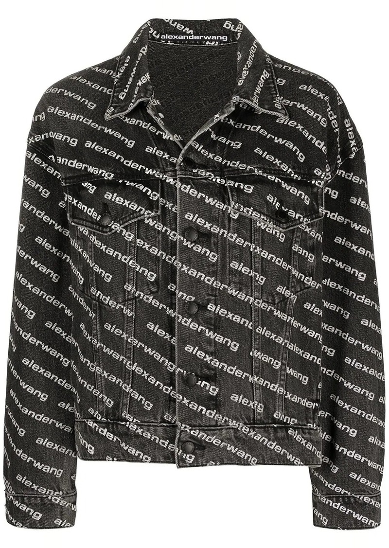 Alexander Wang all-over logo-print jacket