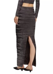 Alexander Wang Animal Print Maxi Skirt