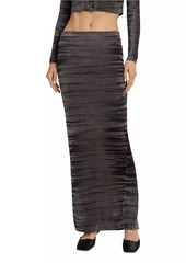 Alexander Wang Animal Print Maxi Skirt