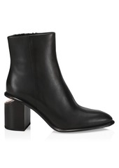 Alexander Wang Anna Rose Gold & Leather Ankle Boots