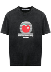Alexander Wang apple-print crew-neck T-shirt