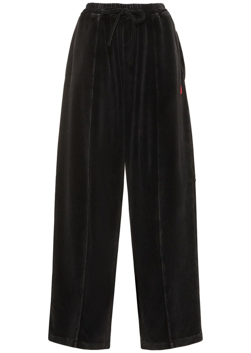 Alexander Wang Articulated Cotton Blend Sweatpants