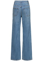 Alexander Wang Asymmetrical Waistband Cotton Jeans