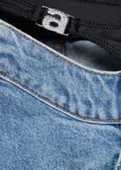 Alexander Wang Asymmetrical Waistband Cotton Jeans