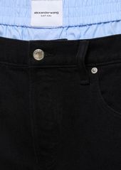 Alexander Wang Balloon High Rise Jeans W/boxers