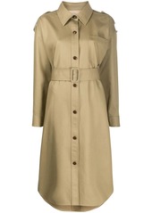 Alexander Wang button down belted trench coat