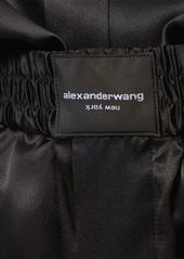 Alexander Wang Button Up Long Sleeve Silk Romper