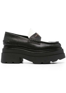 Alexander Wang Carter platform leather loafers
