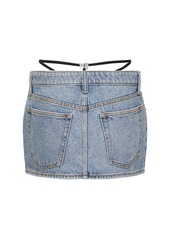 Alexander Wang Cotton Denim Mini Skirt