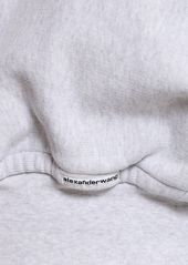 Alexander Wang Cropped Cotton Turtleneck Sweater