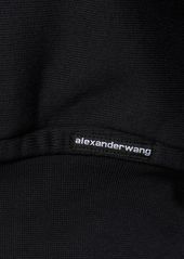 Alexander Wang Cropped Cotton Turtleneck Sweater
