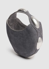 Alexander Wang Dome Circular Denim Printed Leather Bag