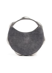 Alexander Wang Dome Circular Denim Printed Leather Bag