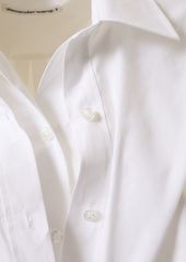 Alexander Wang Double Layered Self-tie Shirt Mini Dress