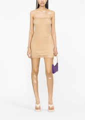 Alexander Wang embellished mesh minidress