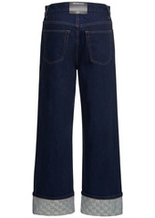 Alexander Wang Embellished Straight Cotton Jeans