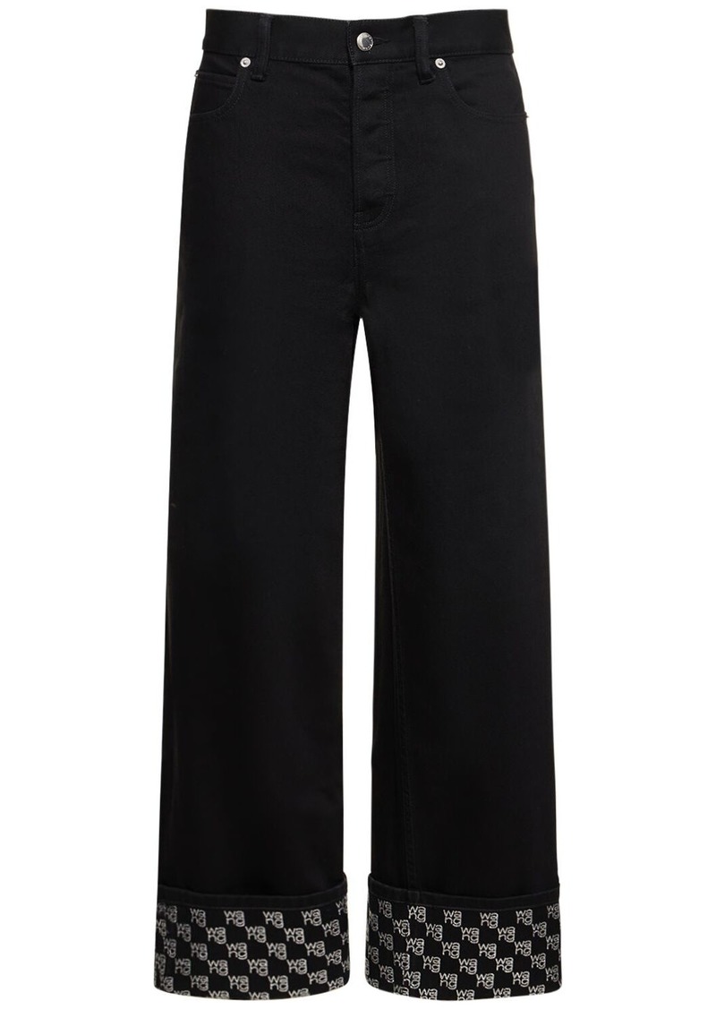 Alexander Wang Embellished Straight Jeans