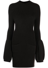 Alexander Wang flared-cuff knitted dress