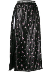 Alexander Wang floral lace accent skirt