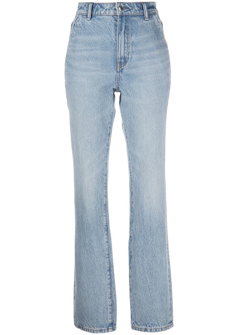 Alexander Wang Fly high-waisted jeans