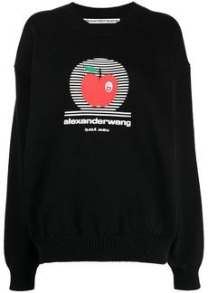 Alexander Wang graphic-print crew-neck sweatshirt