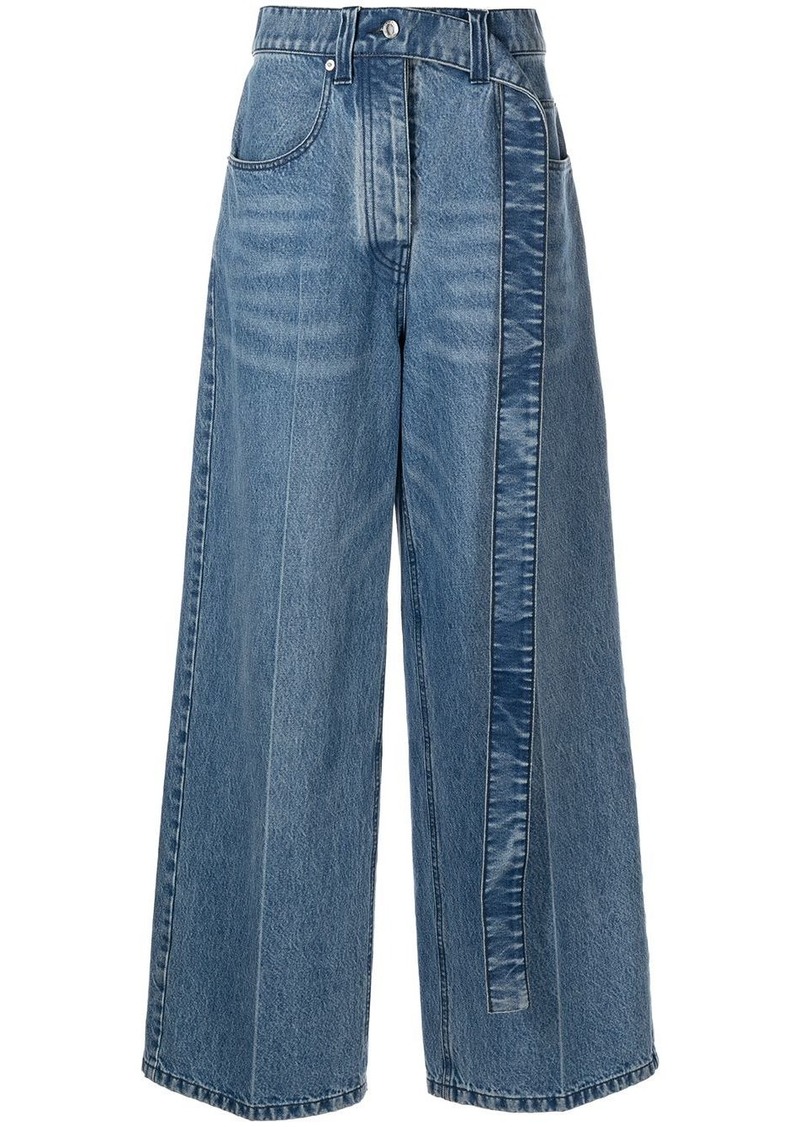 Alexander Wang high-waisted wide leg jeans