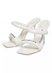 Alexander Wang Julie 105MM Leather Tubular Sandals