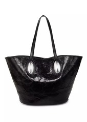 Alexander Wang Large Dome Crackled Patent Leather Tote Bag