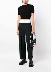 Alexander Wang layered tailored trousers