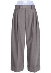 Alexander Wang layered tailored trousers