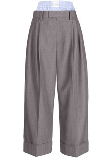 Alexander Wang layered tailored trousers