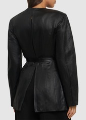 Alexander Wang Linen Blend Open Blazer