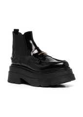 Alexander Wang logo-plaque chunky sole boots