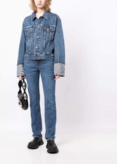 Alexander Wang logo-print denim jacket