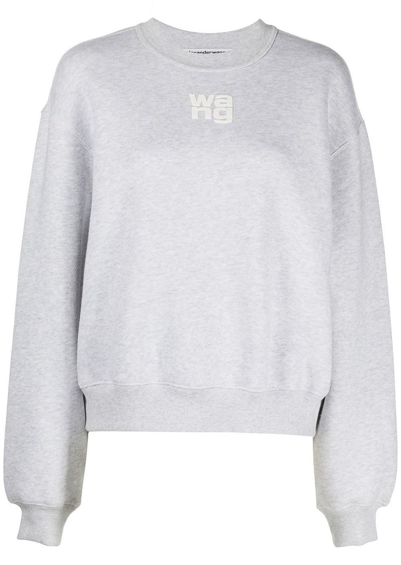 Alexander Wang logo-print cotton sweatshirt