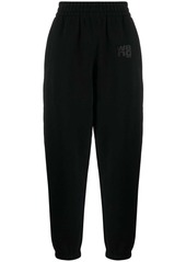 Alexander Wang logo-print tapered track pants